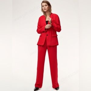 Aritzia Babaton Red Demy Blazer, Small